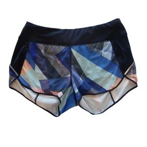 Vibrant Color-Block Running Shorts